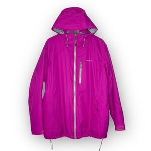 Columbia Interchange Omniheat Waterproof Snow Coat Jacket Women’s Size 2X Pink